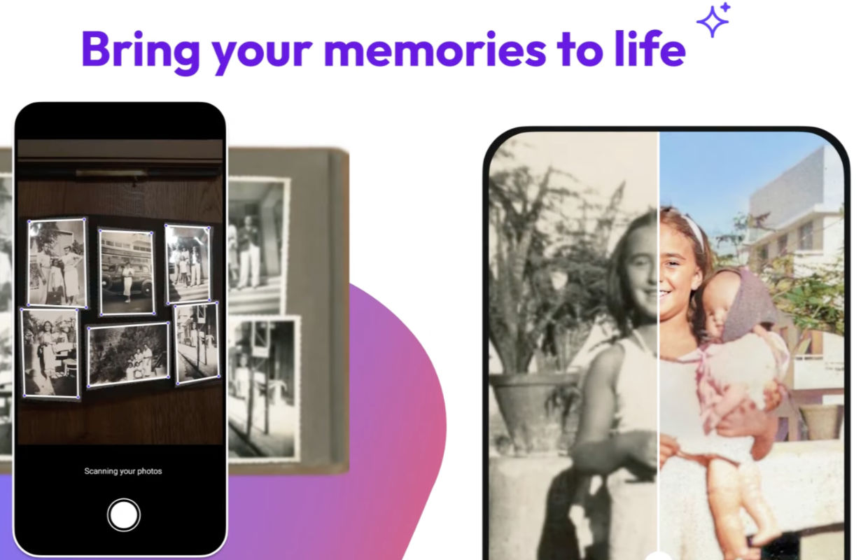 Met de Reimagine-app wek je oude (familie)foto’s tot leven