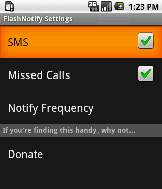 FlashNotify voor Android: mis geen enkele melding meer