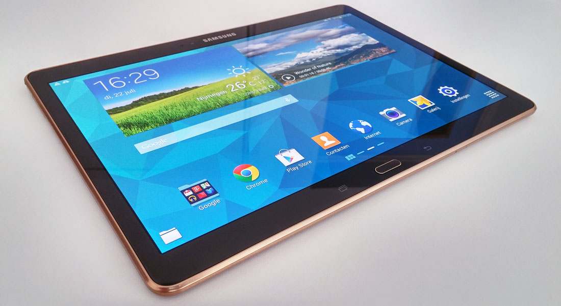 Samsung Galaxy Tab S Review: toptablet met prachtig scherm
