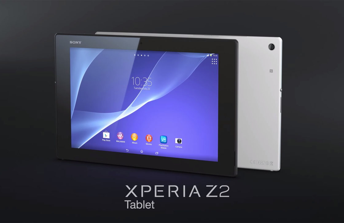 Dit is de waterbestendige Xperia Z2 Tablet van Sony