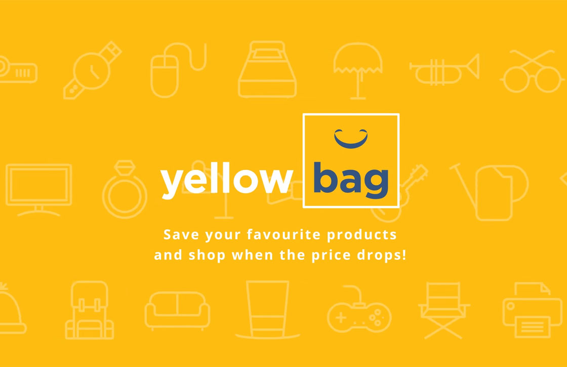 Yellowbag: volg prijsdalingen van je favoriete producten