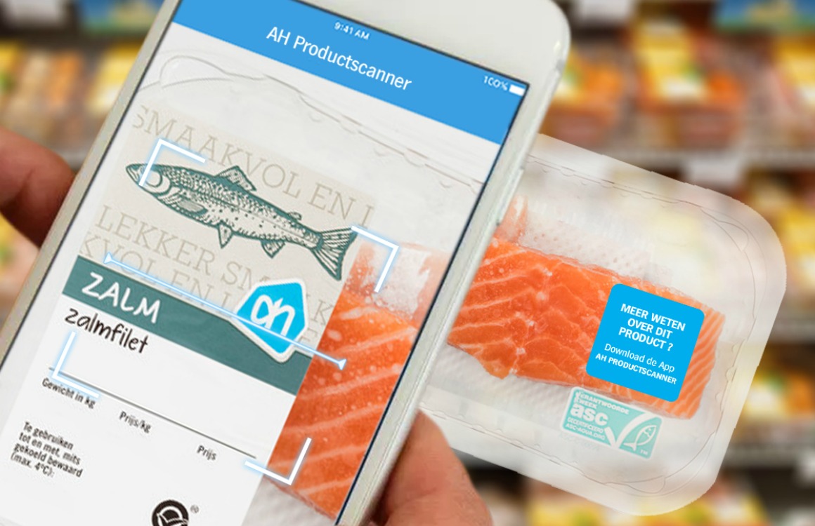 AH Productscanner-app vertelt je meer over je eten met augmented reality