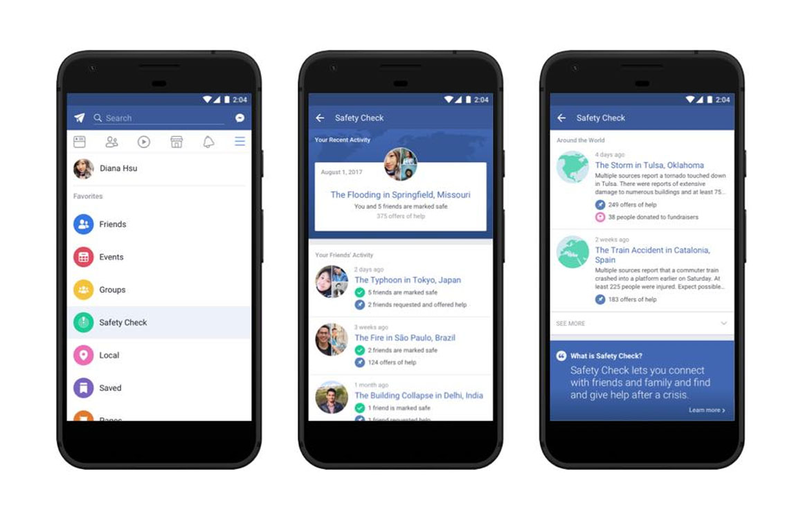 Facebook brengt Veiligheidscheck naar app en geeft WhatsApp kleur