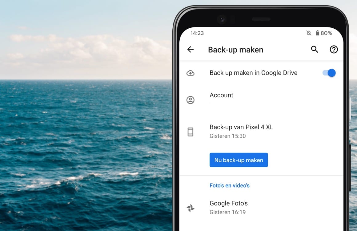 Tip: Maak een handmatige back-up van je smartphone op Google Drive