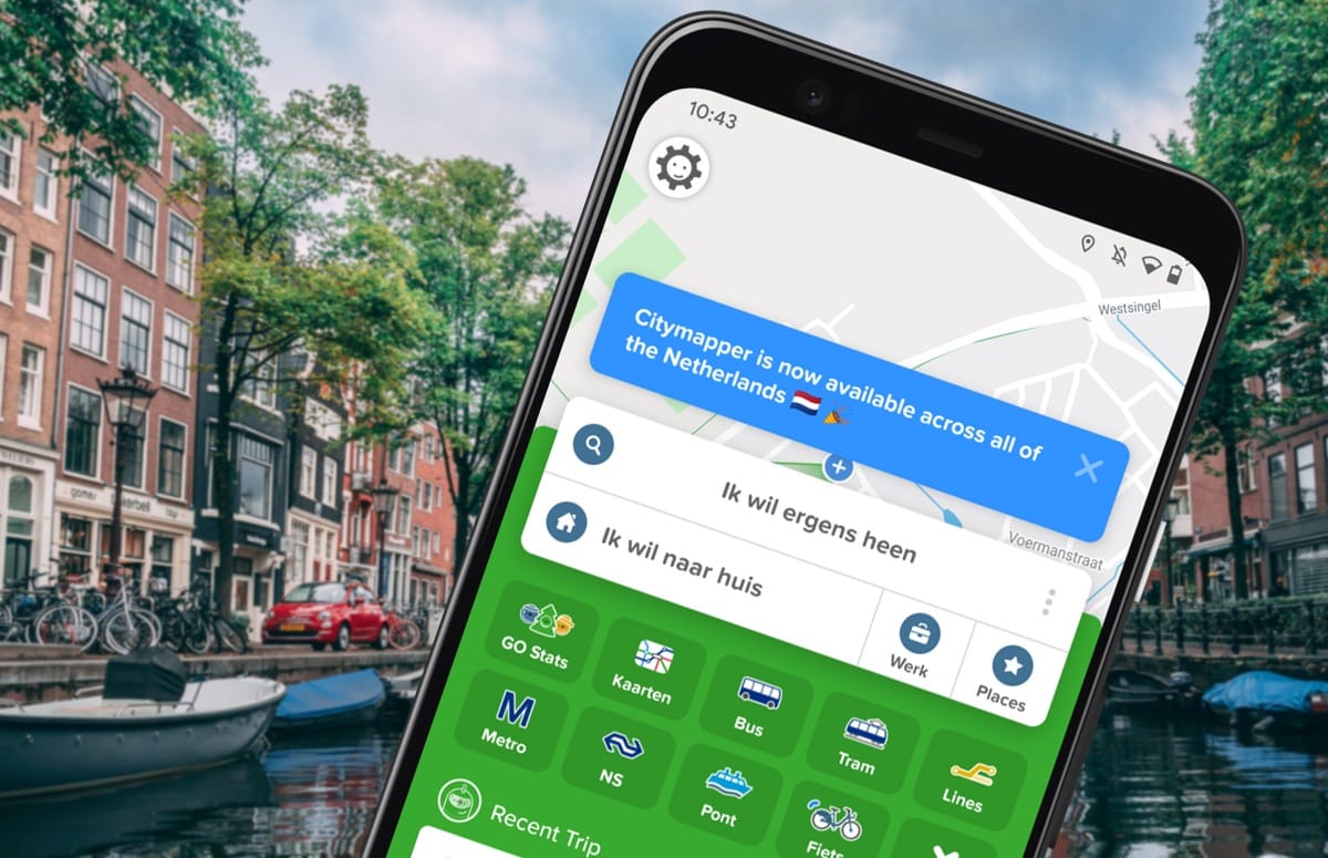 Fijne ov-app Citymapper voor Android werkt nu in heel Nederland