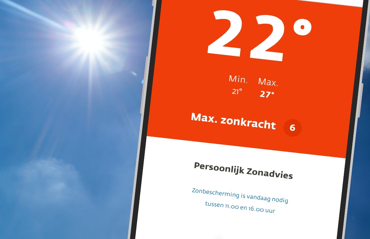 Deze 4 apps helpen je te beschermen tegen de zon