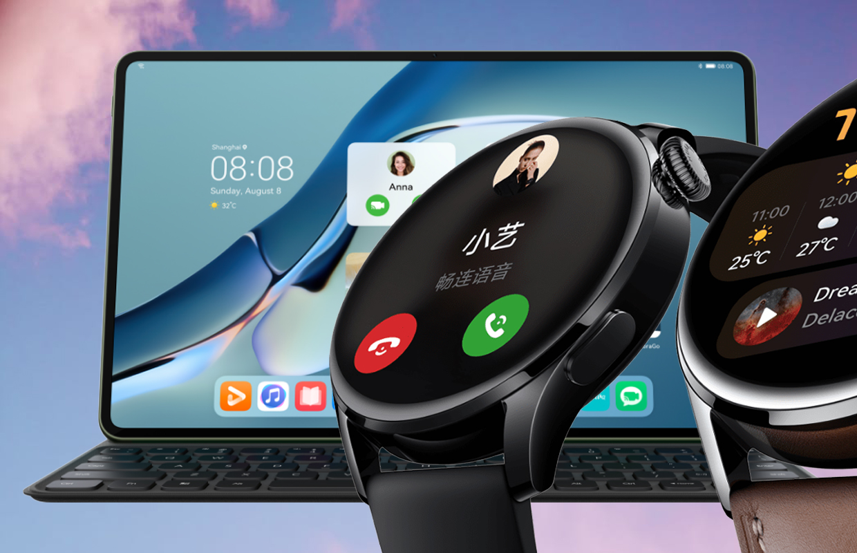 Huawei Watch 3 (Pro) en MatePad 11 Pro: eerste apparaten met HarmonyOS