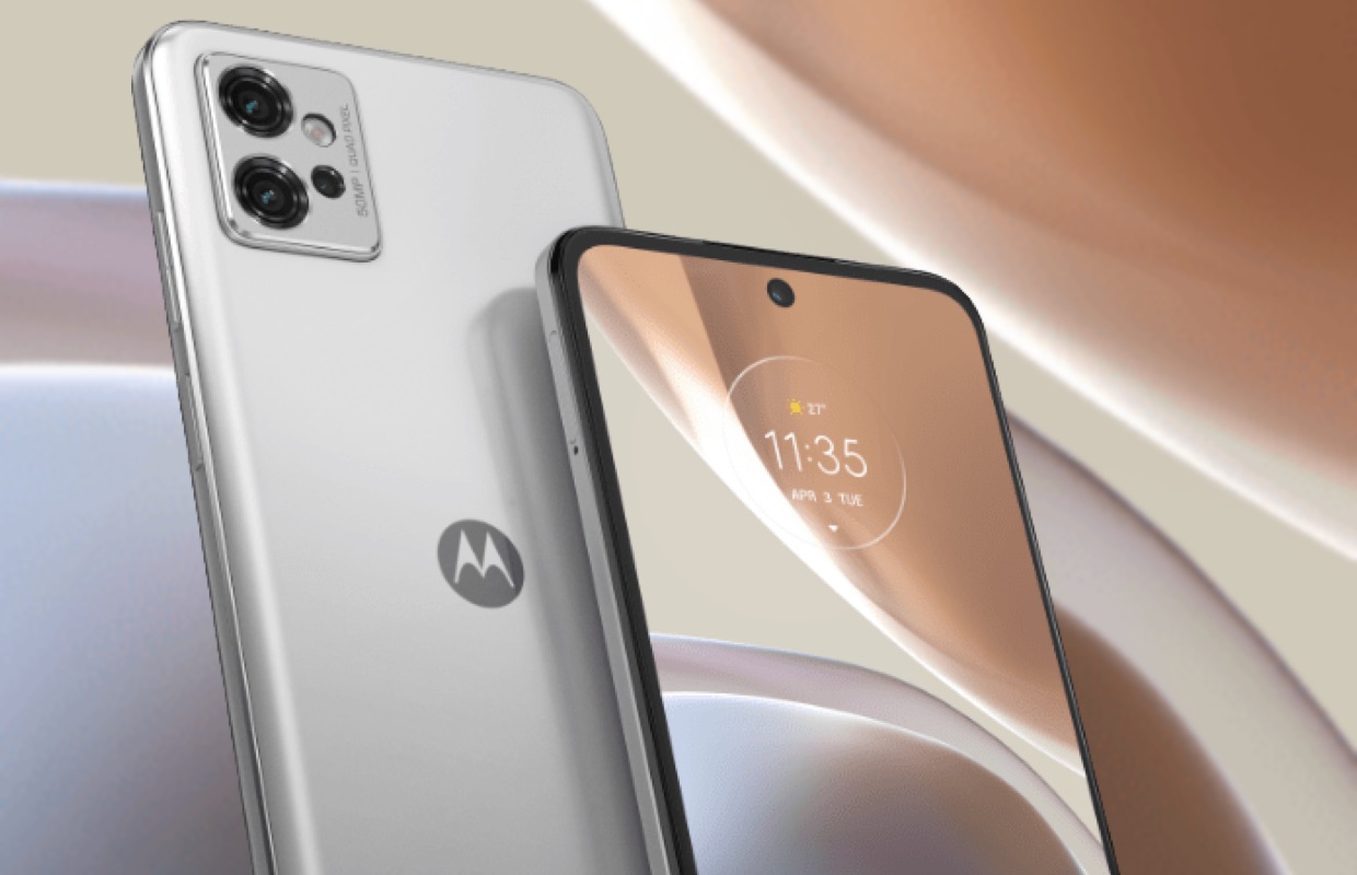 Motorola onthult Moto G32: budgettelefoon met 50 megapixel-camera