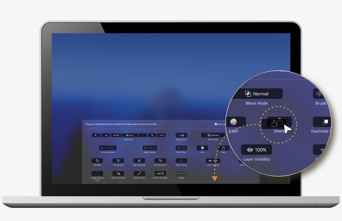 Photoshop krijgt Touch Bar-ondersteuning op MacBook Pro