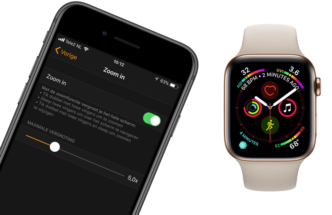 Tip: zo kun je het beeld op je Apple Watch inzoomen