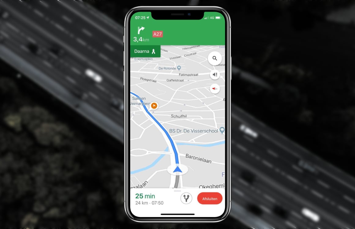 Google Maps toont nu snelheidslimiet en flitsers op de weg