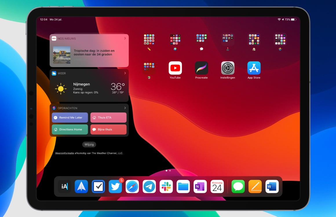 iPadOS-tip: widgets toevoegen en vastzetten op je iPad-homescreen