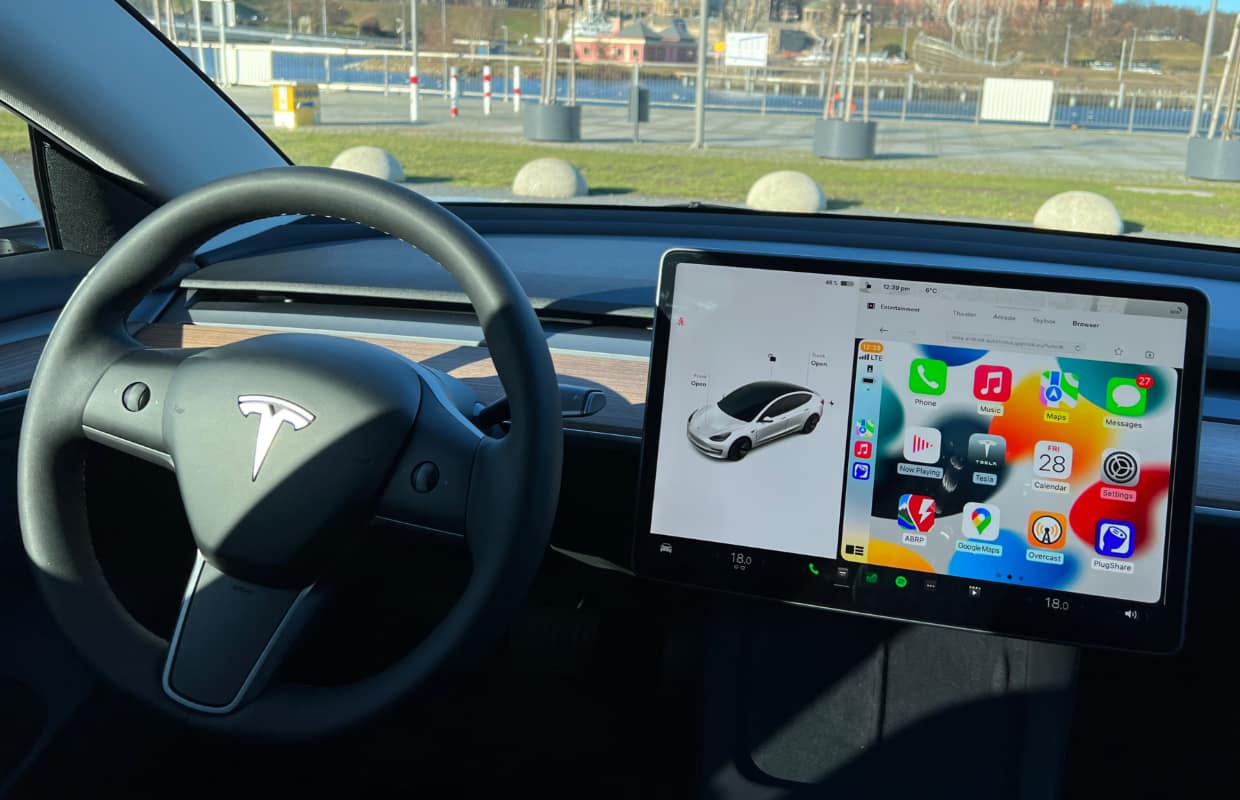 Tesla met Apple CarPlay: het kan nu, maar blijft behoorlijk lastig