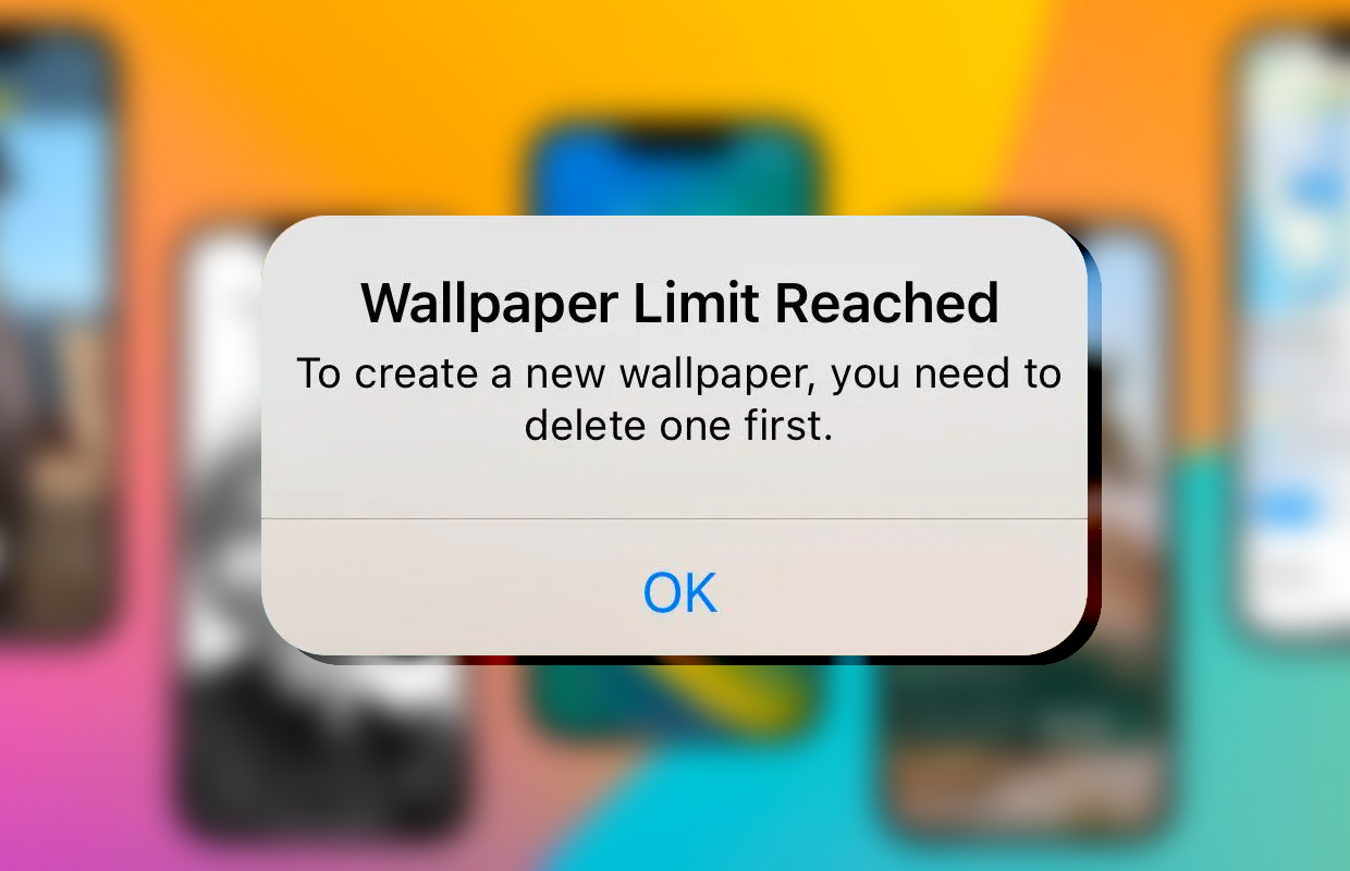 Oh nee! Er zit een limiet aan het aantal lockscreens van iOS 16