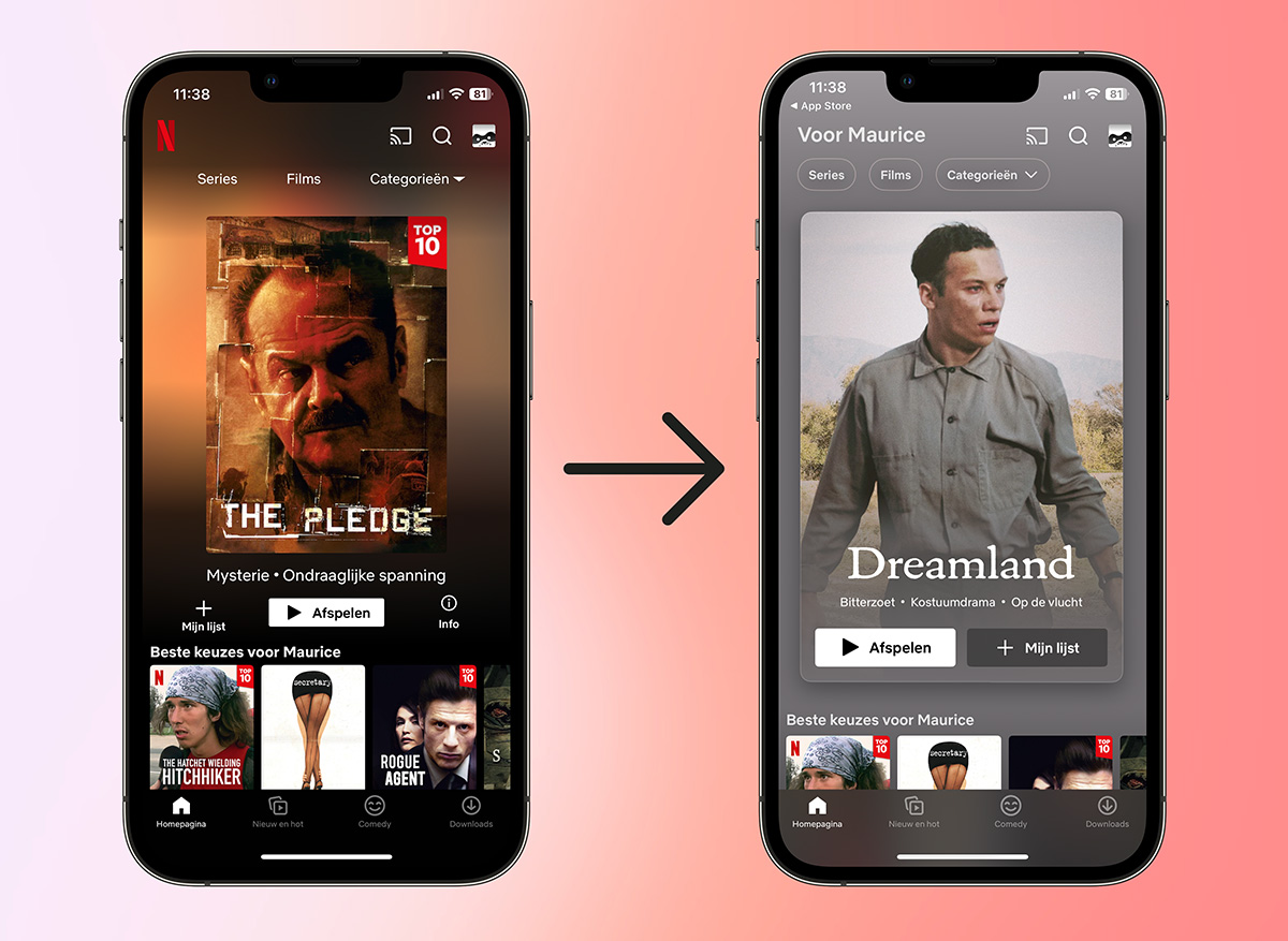 Netflix update: coole nieuwe features voor de iOS-app