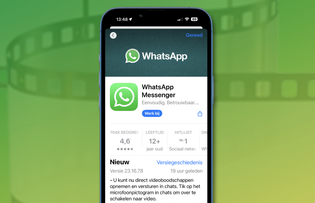 WhatsApp video: je kunt nu videoberichten maken en versturen!
