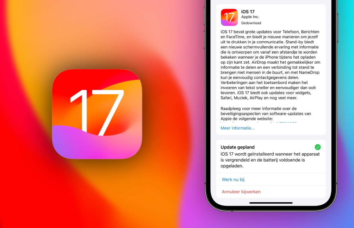 iOS 17 is te installeren: deze toffe functies komen naar je iPhone!