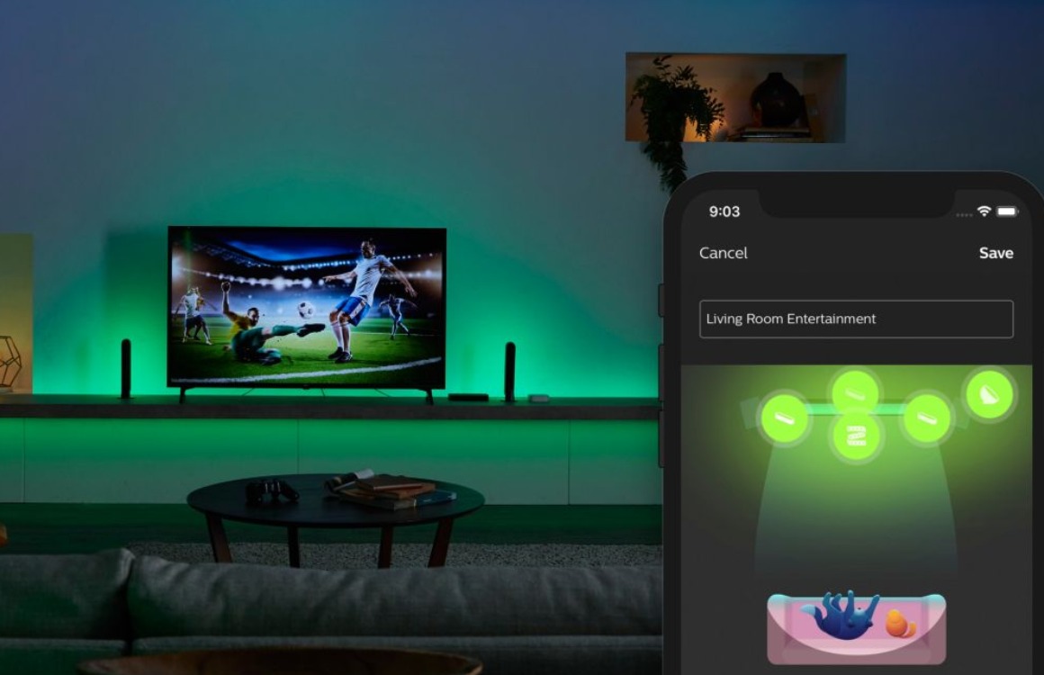 Dit nieuwe kastje laat Philips Hue-lampen meekleuren met je tv-scherm