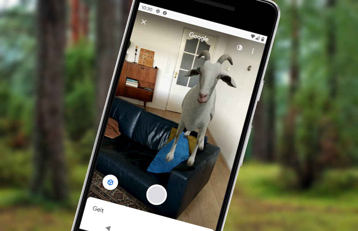Augmented reality-zoekresultaten in Chrome toveren wilde dieren in je huis