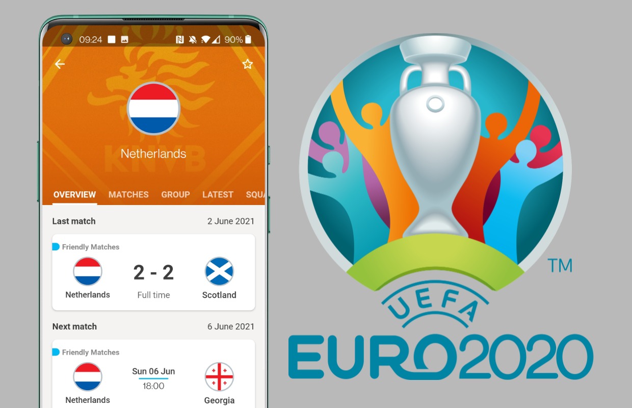 EK Voetbal 2021: Volg het speelschema en de uitslagen met deze apps