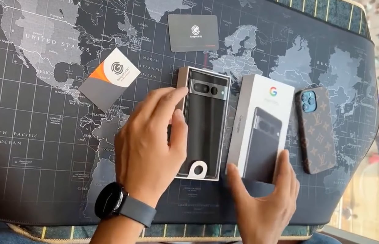Oeps: Google Pixel 7 Pro is al te zien in unboxing-video