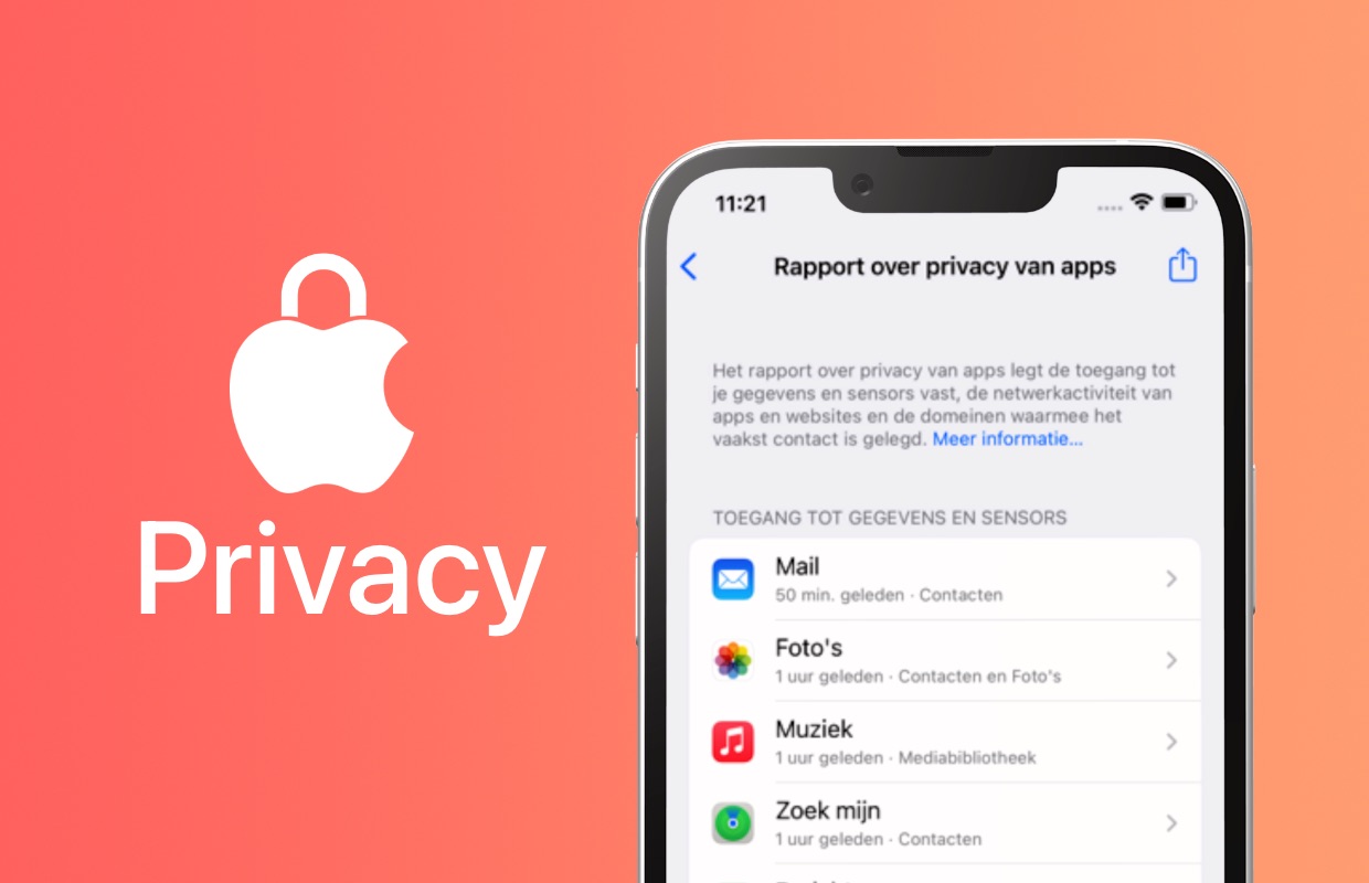 iOS 15.2 privacyrapport: ontdek welke gegevens je apps verzamelen