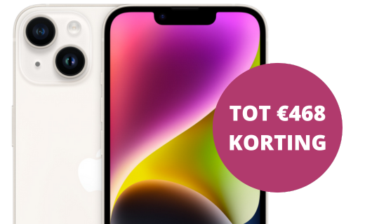 Runners' deal: iPhone 14 korting nu tot €468!