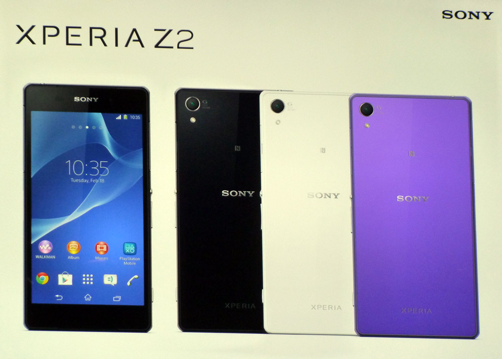 Sony presenteert Xperia Z2, Xperia Z2 Tablet en Xperia M2