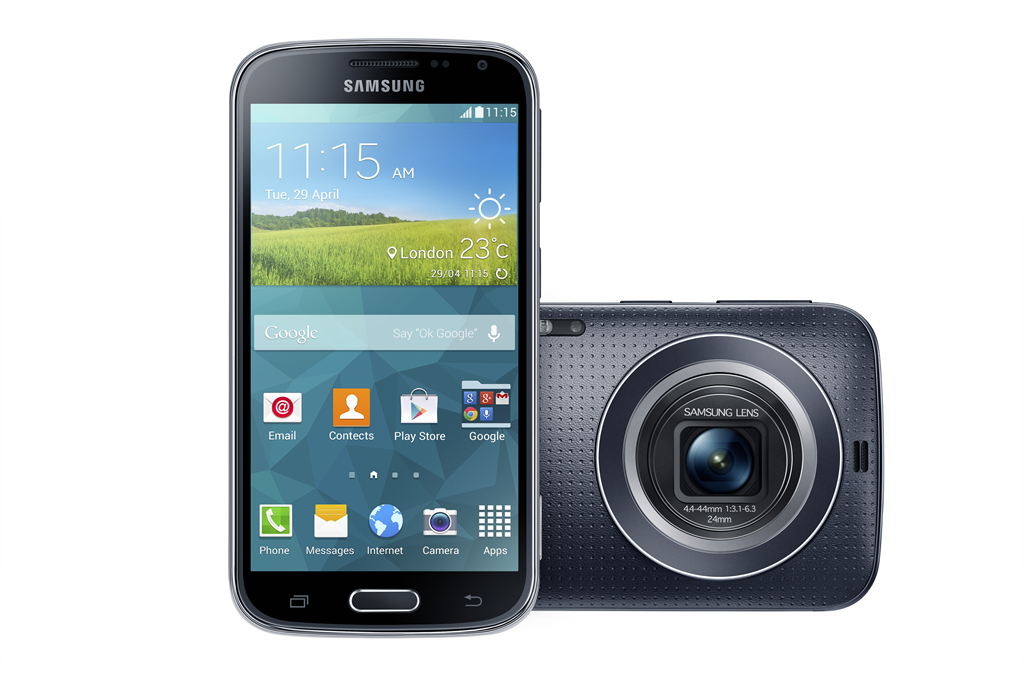 Samsung onthult cameratelefoon Galaxy K Zoom met groothoeklens
