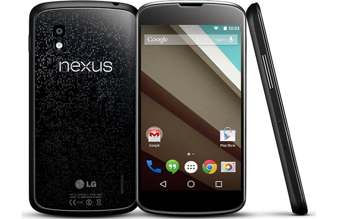 Nexus 4 krijgt ‘zeer binnenkort’ Android 5.0 Lollipop