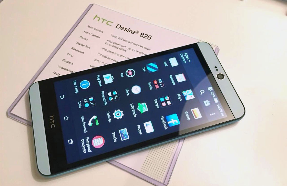 HTC Desire 826: midrange selfiesmartphone met Android 5.0 Lollipop