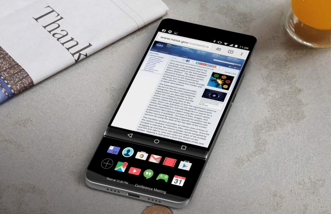 ‘LG voorziet V30 van uitschuifbaar tweede scherm’