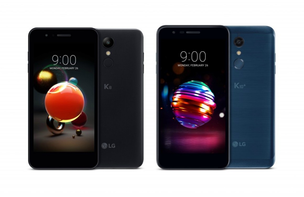 LG presenteert nieuwe K8 en K10: budgetsmartphones met Android Nougat