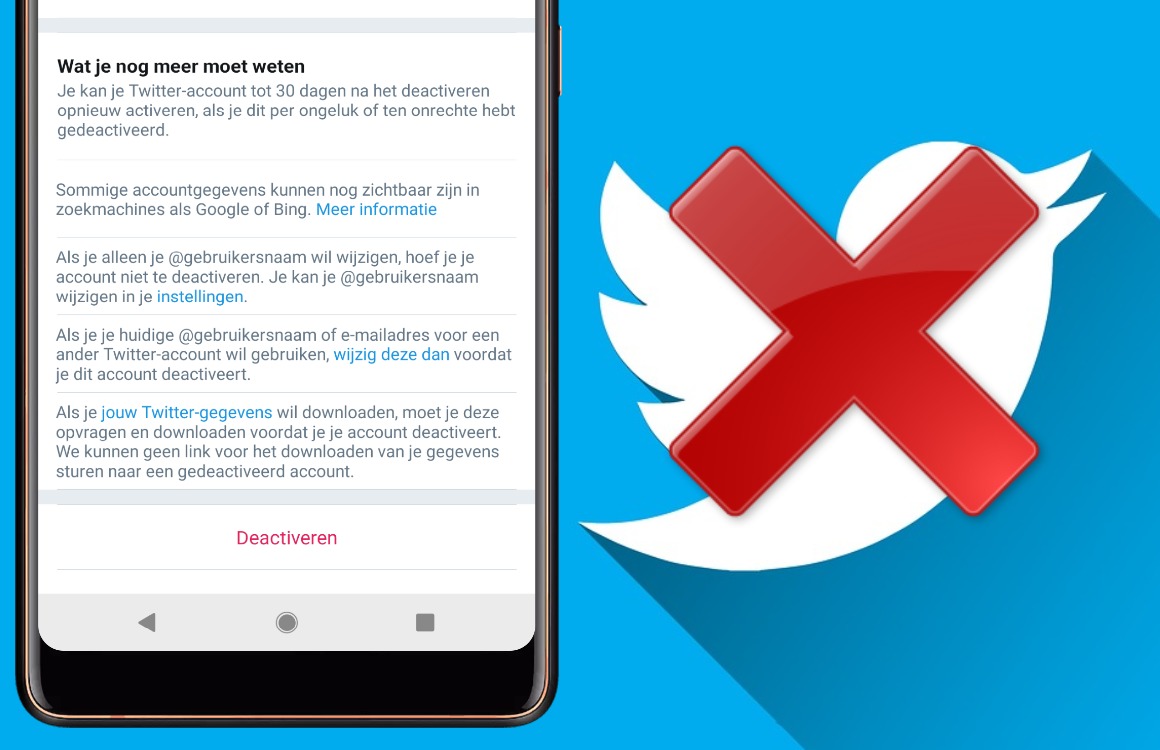 Tip: je Twitter-account verwijderen in 4 stappen