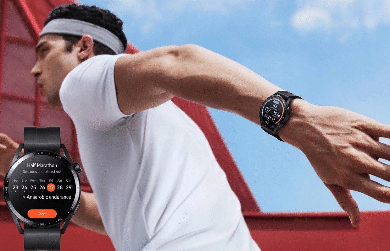Dé beste smartwatch voor een lange batterijduur is de Huawei Watch GT 3 (ADV)