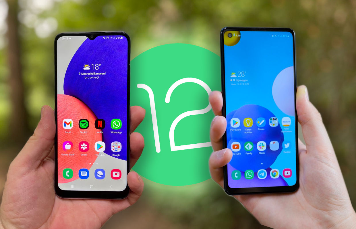 Android 12 vanaf nu beschikbaar op Samsung Galaxy A21s en A22