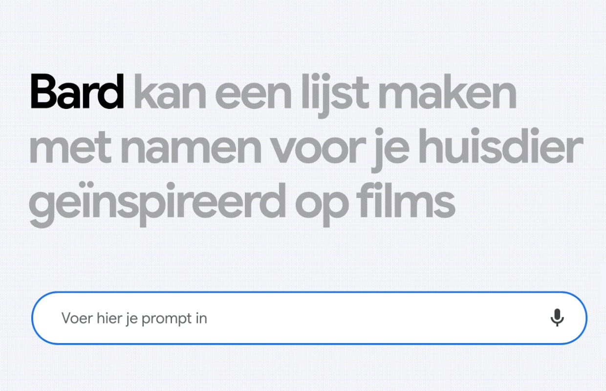 Google Bard eindelijk in Nederland beschikbaar