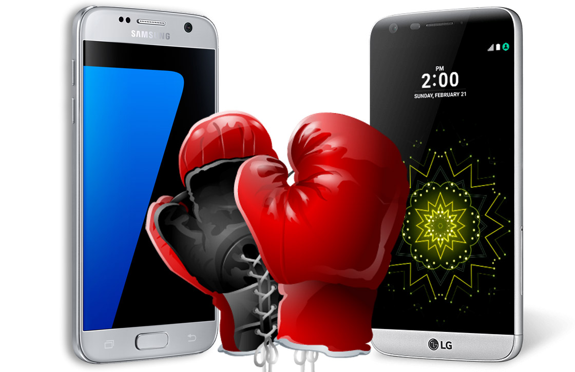 Samsung Galaxy S7 versus LG G5: toptoestellen vergeleken