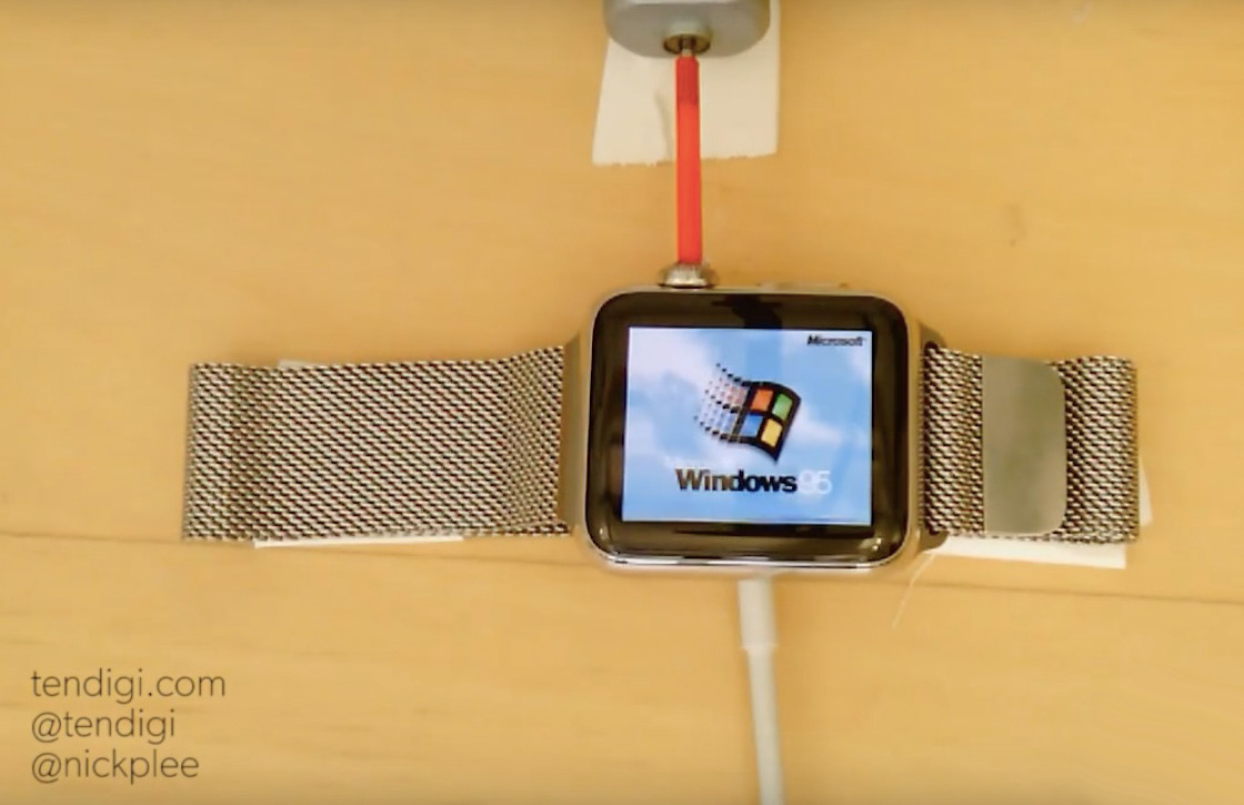 Video: Zo ziet Windows 95 eruit op een Apple Watch