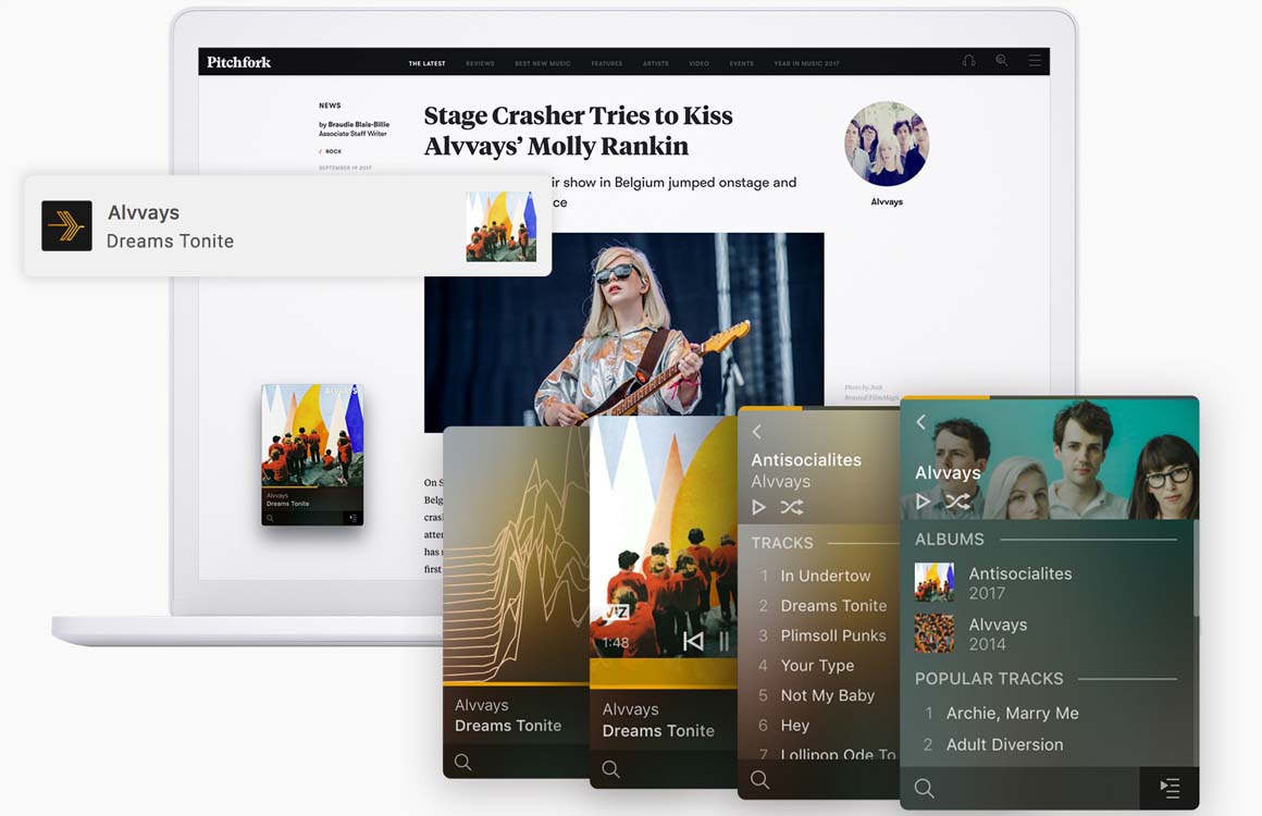 Plex brengt Winamp-achtige muziekspeler uit voor macOS