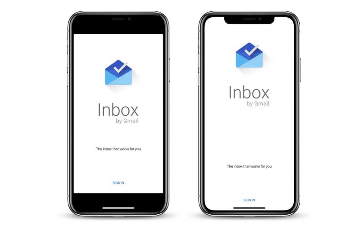 Eindelijk: Google Inbox ondersteunt de notch van de iPhone X