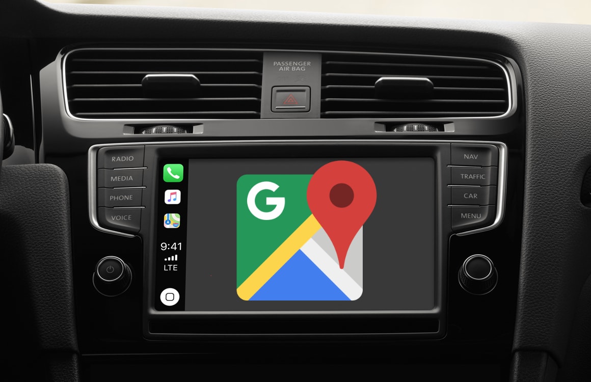 Eindelijk: Google Maps voor Apple CarPlay vanaf nu beschikbaar