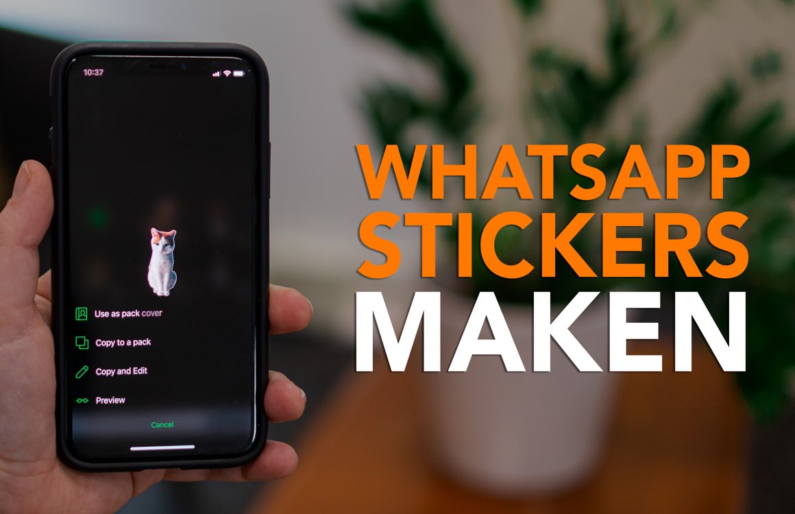 WhatsApp-Stickers video: Maak en verstuur je eigen stickers