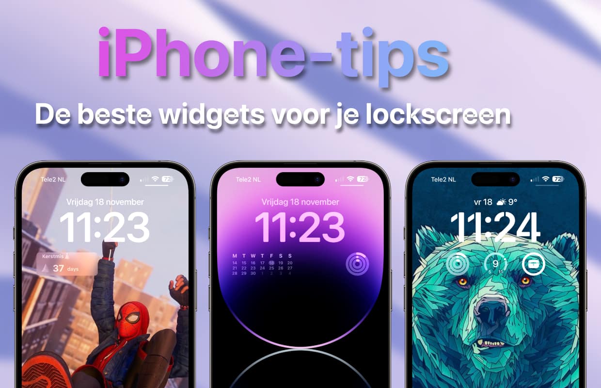 iPhone-tips voor iOS 16: de beste widgets voor je lockscreen