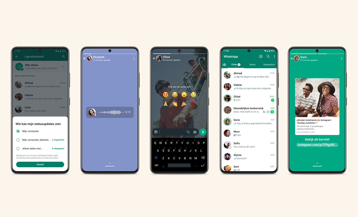 WhatsApp Status krijgt 5 nieuwe features – dit moet je weten