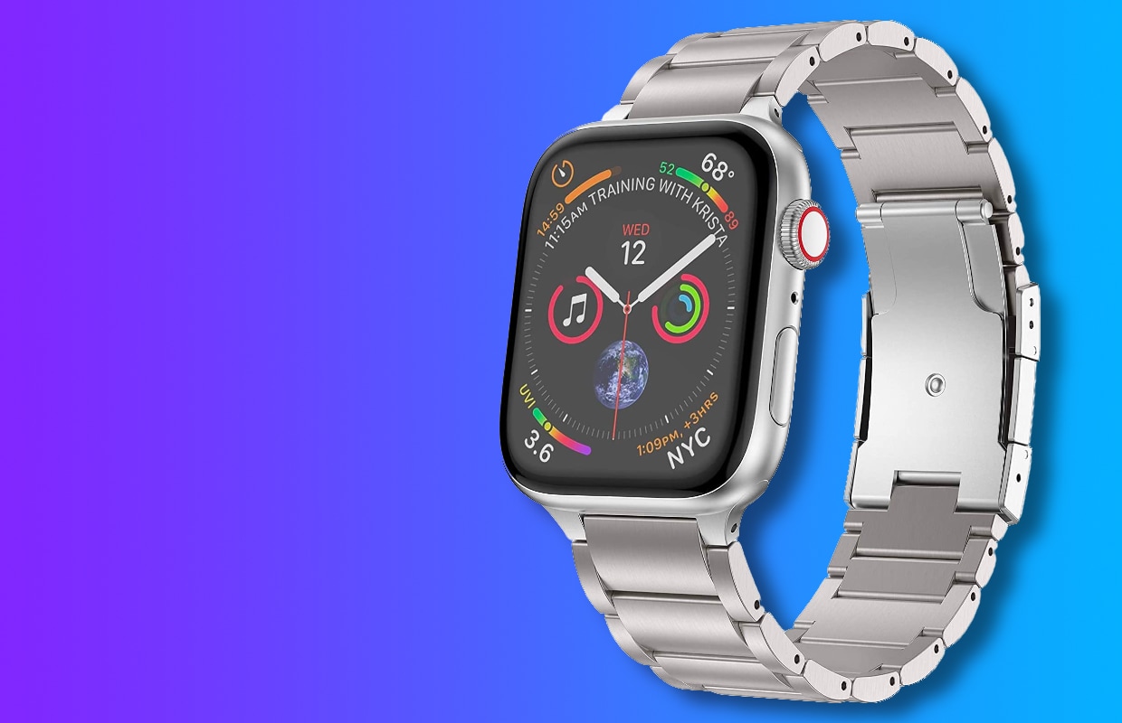 Check dit goedkope titanium bandje voor de Apple Watch