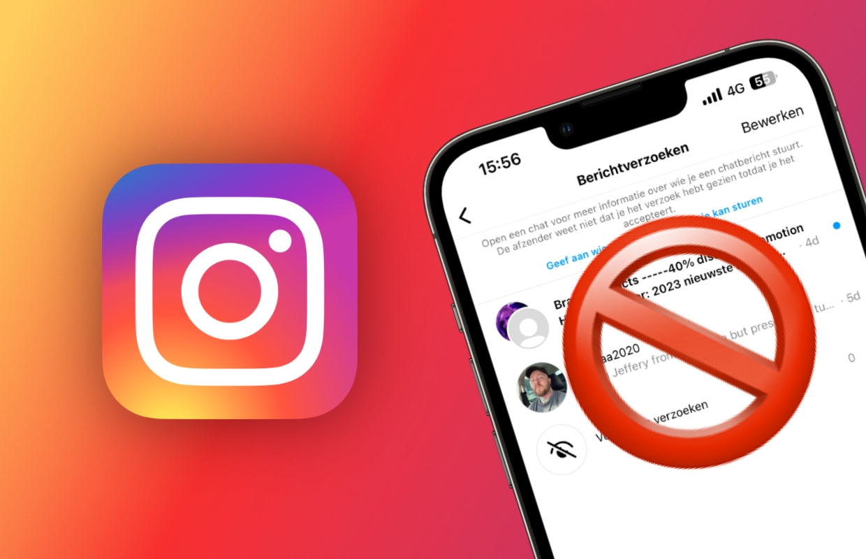Vervelende spamberichten op Instagram – zo stop je dat