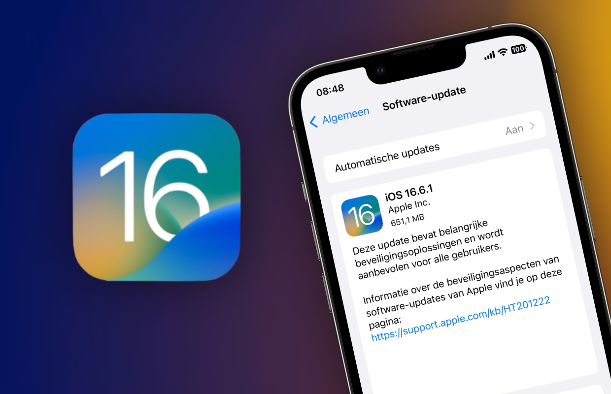 iOS 16.6.1 is uit: een belangrijke én verrassende update – installeer hem meteen!
