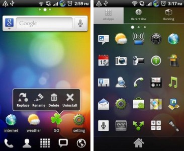 Go Launcher: eenvoudige homescreen-vervanger voor Android