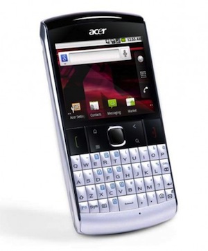 Acer beTouch e210: budget Android-telefoon met hardware toetsenbord (CES 2011)
